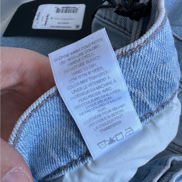 NWT Rag & Bone The Hattie Mid-Rise Full Length Light Wash Jeans in Size 28 - Picture 9 of 11
